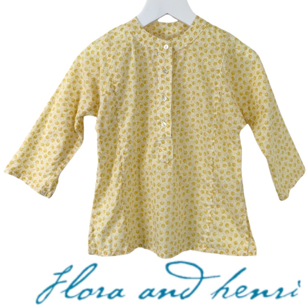 Flora and Henri Blouse Size 2T